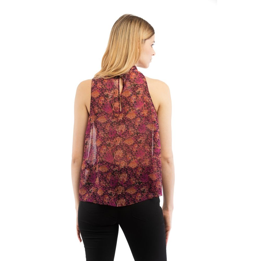 Patrizia Pepe Lila Polyester-Bluse