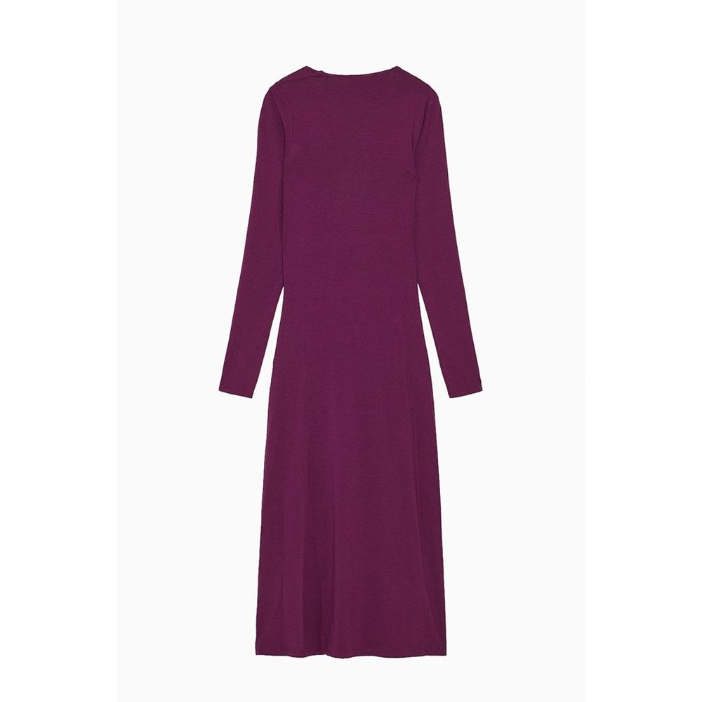Patrizia Pepe Lila Viskose Freizeitkleid