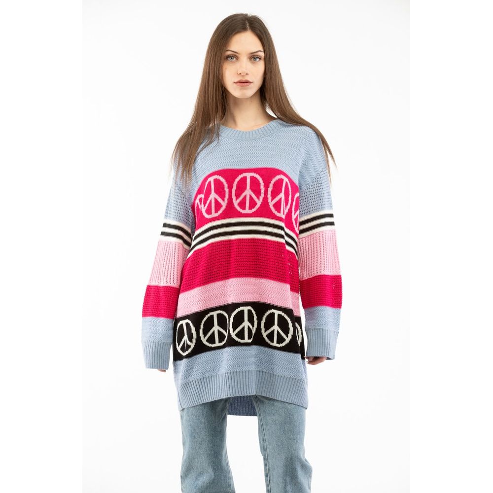 Moschino Mehrfarbiger Wollpullover