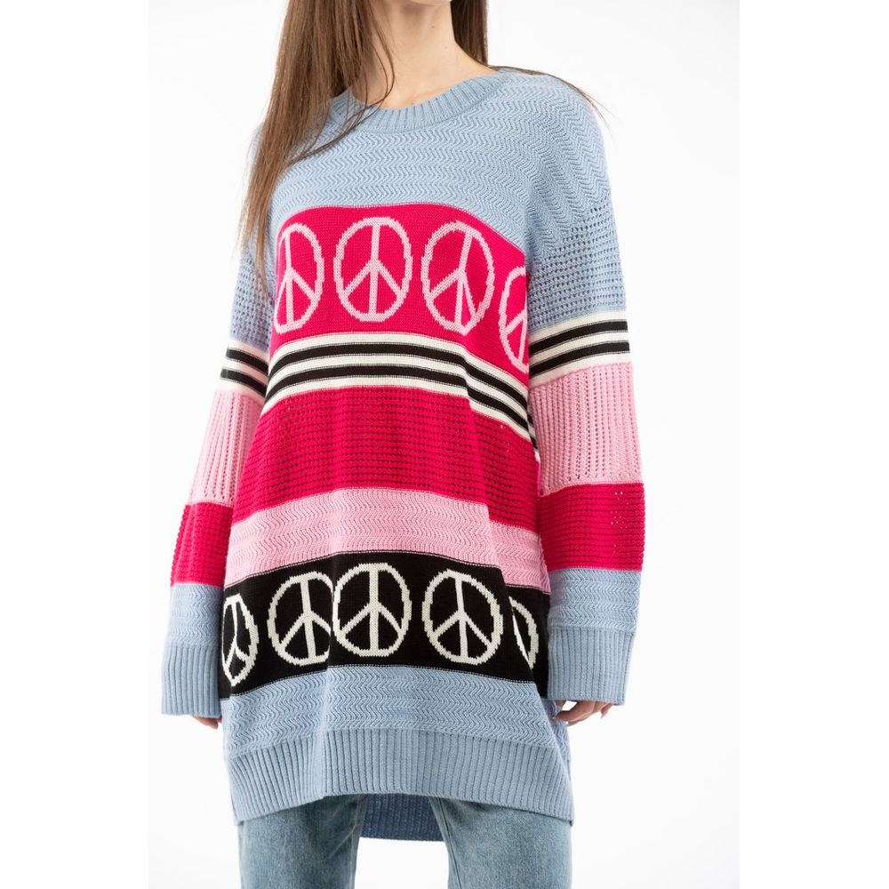 Moschino Mehrfarbiger Wollpullover