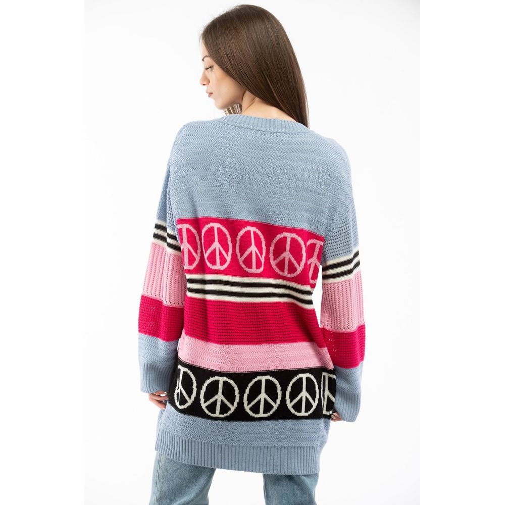 Moschino Mehrfarbiger Wollpullover