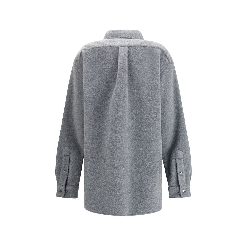 Miu Miu Graues Hemd aus Polyester