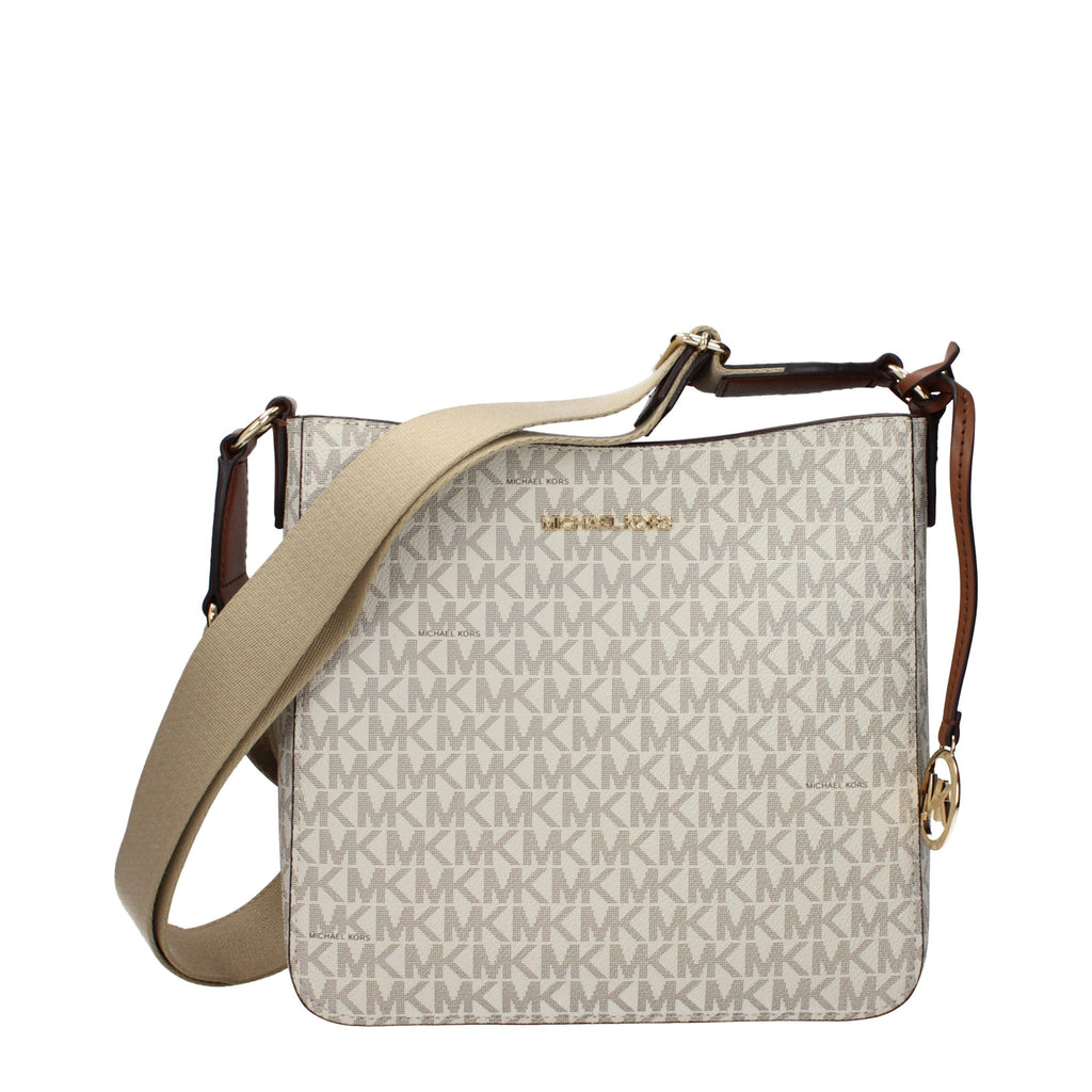 Michael Kors Beige Stoff-Umhängetasche