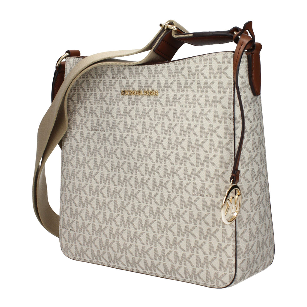 Michael Kors Beige Stoff-Umhängetasche