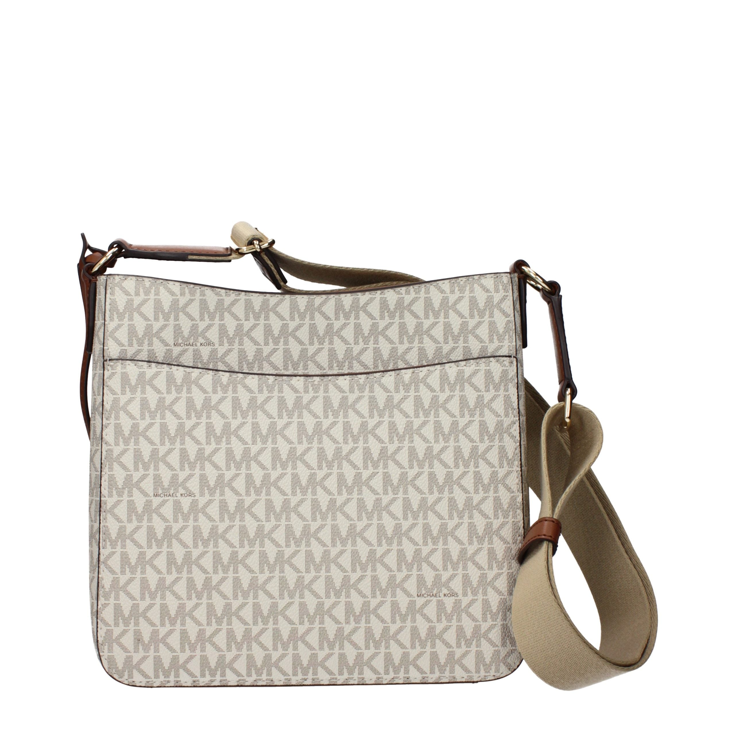 Michael Kors Beige Stoff-Umhängetasche