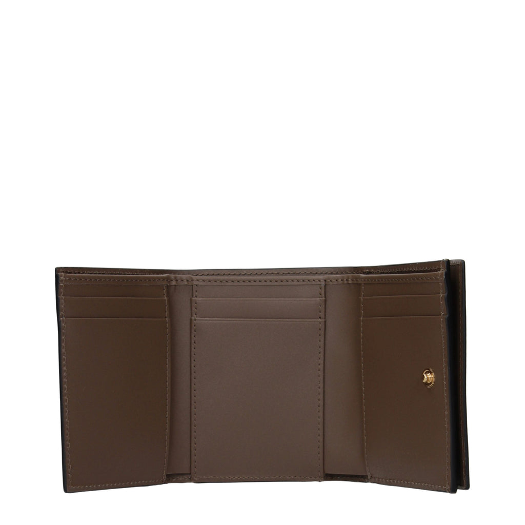 Versace Braune Ledergeldbörse