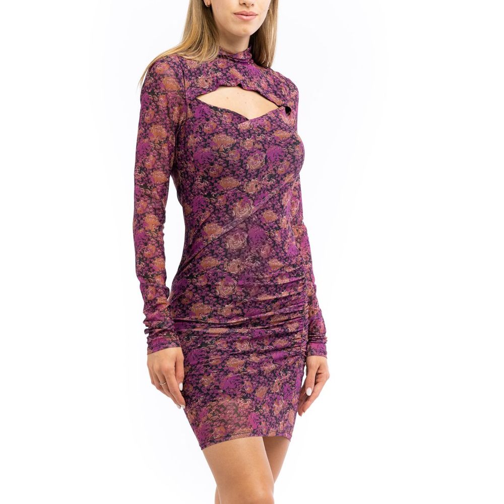 Patrizia Pepe Violettes Polyester-Freizeitkleid