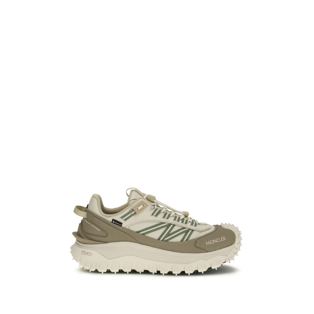 Moncler Beige Polyamid-Sneakers für sportliche Aktivitäten