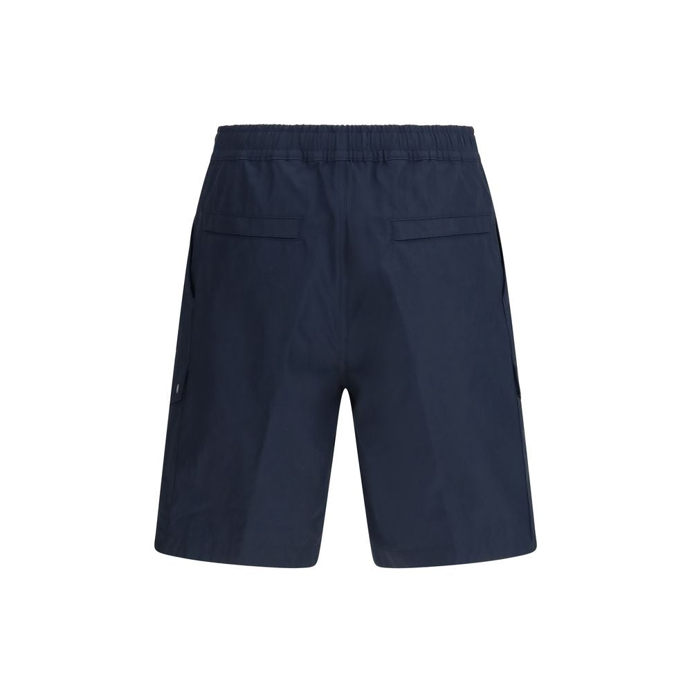 Stone Island Blaue Baumwoll-Bermudashorts