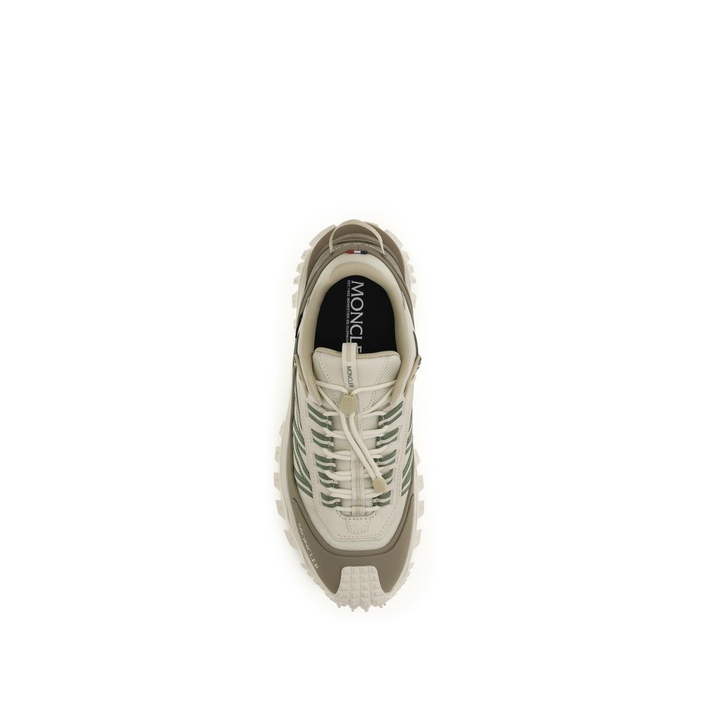 Moncler Beige Polyamid-Sneakers für sportliche Aktivitäten