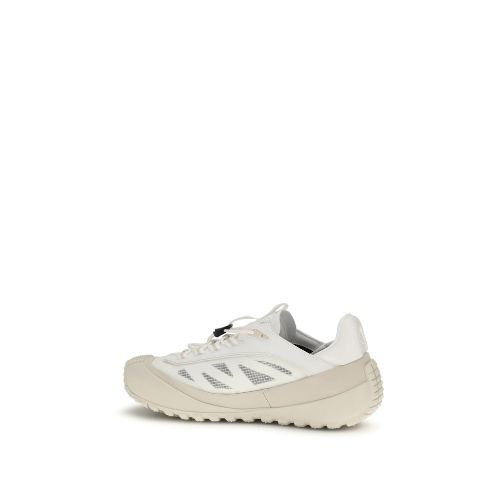 Moncler Weiße Sneaker aus Polyester für sportliche Looks