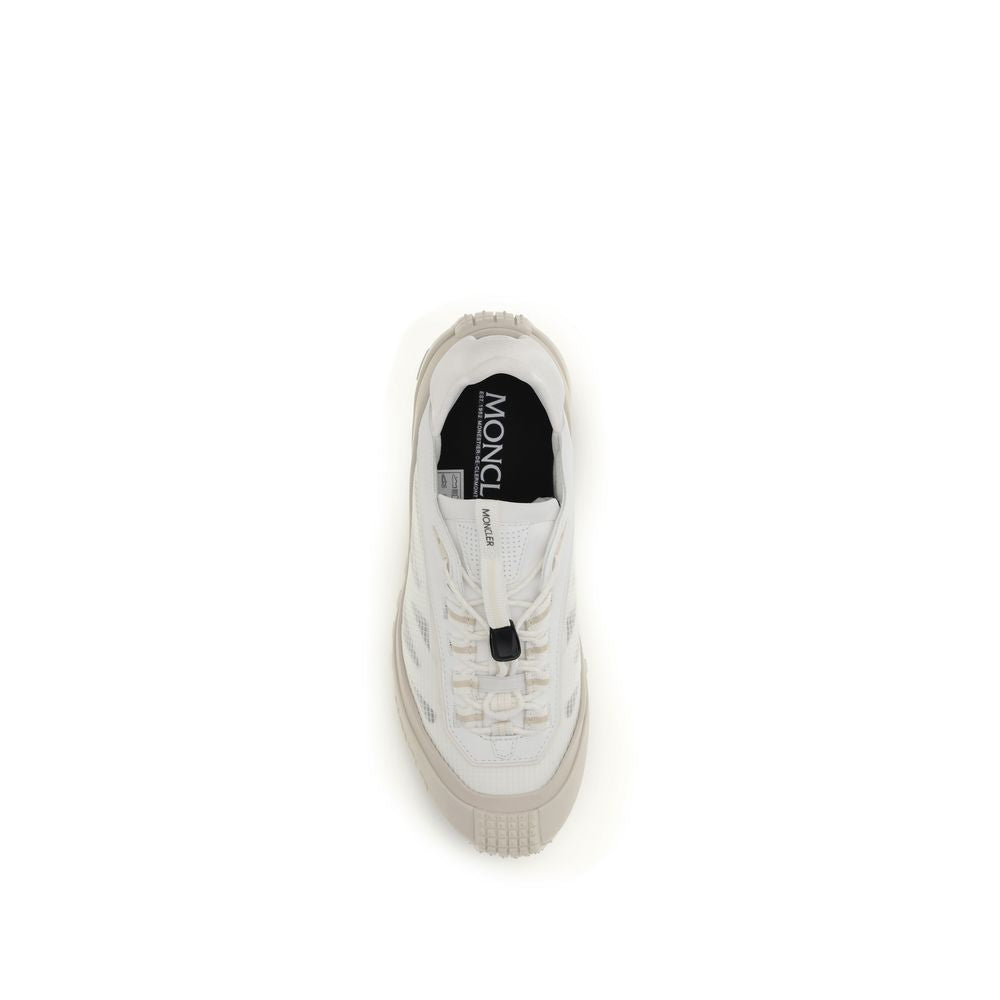 Moncler Weiße Sneaker aus Polyester für sportliche Looks
