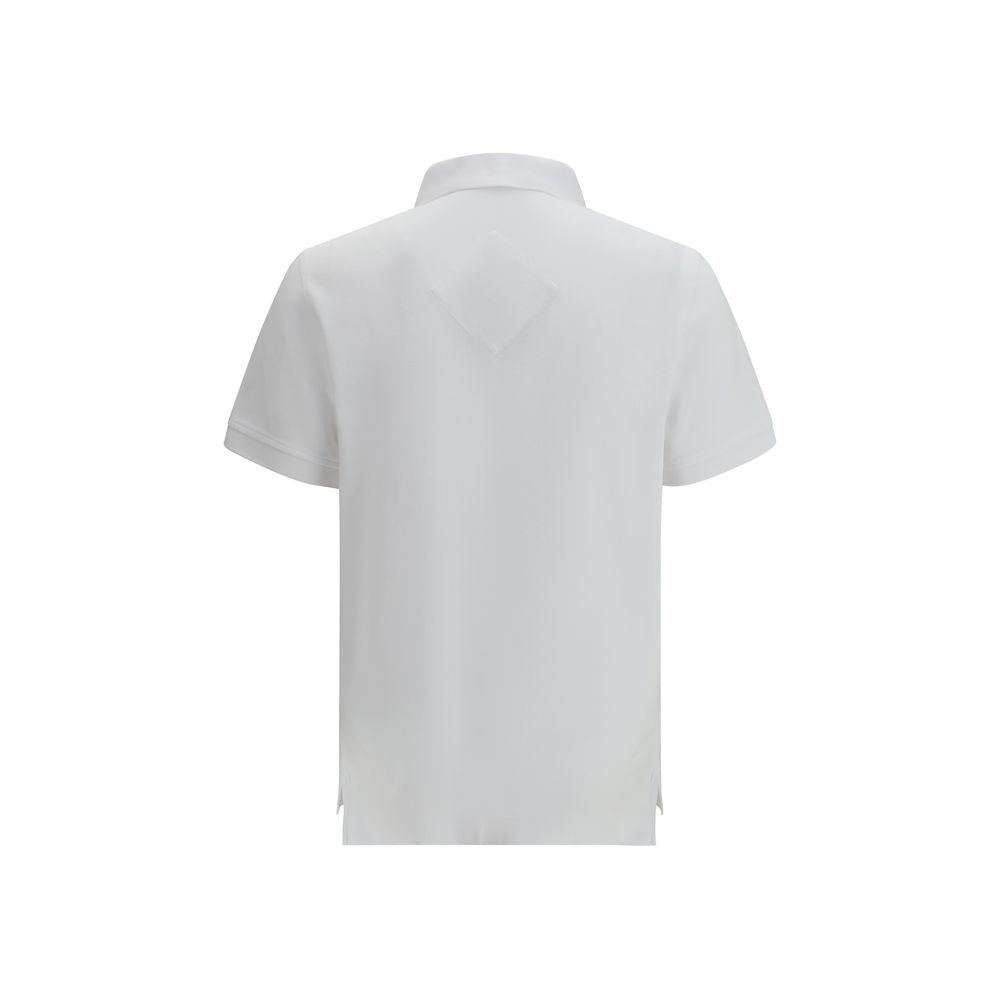 Canada Goose Weißes Poloshirt aus Baumwolle