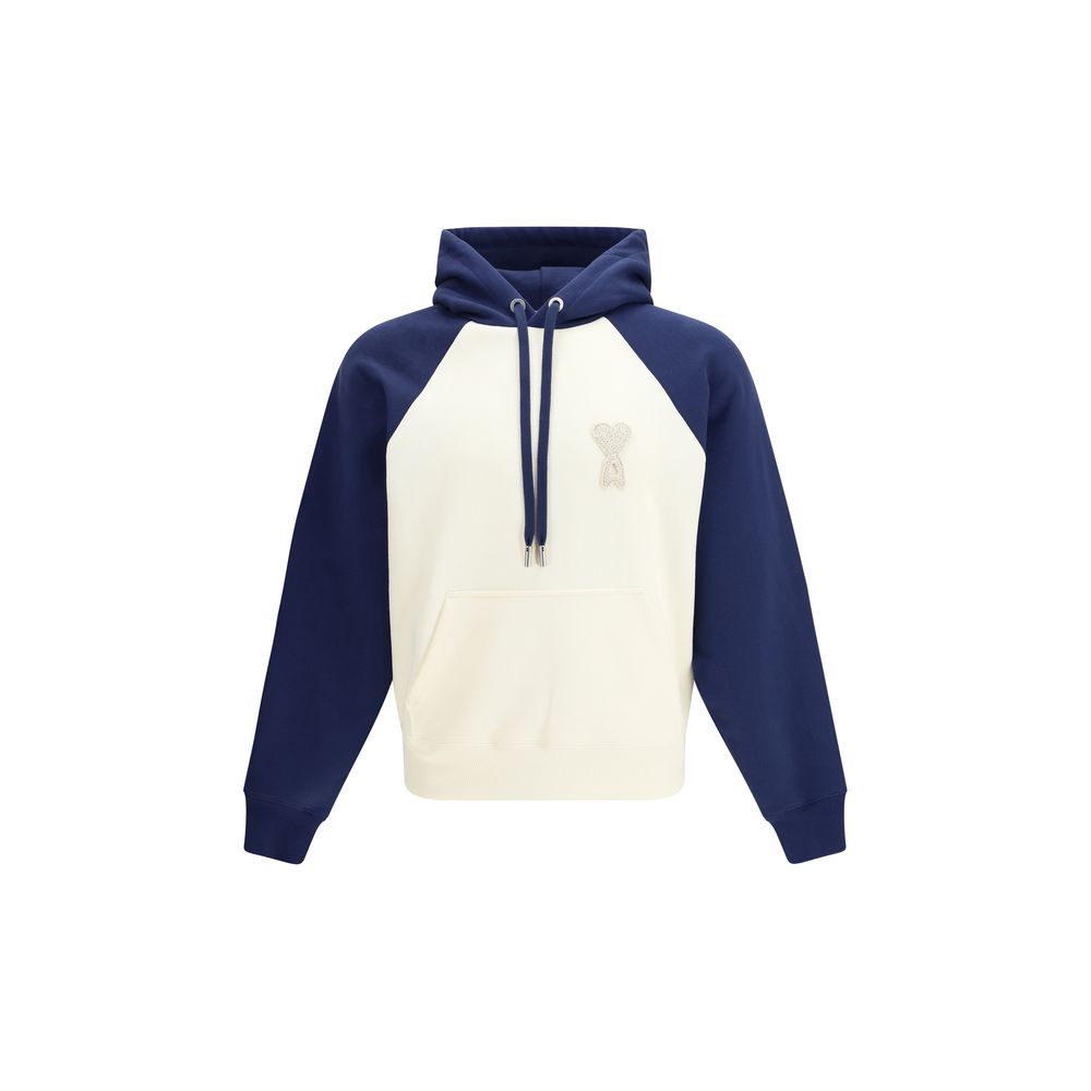 Ami Paris Blauer Baumwoll-Sweatshirt