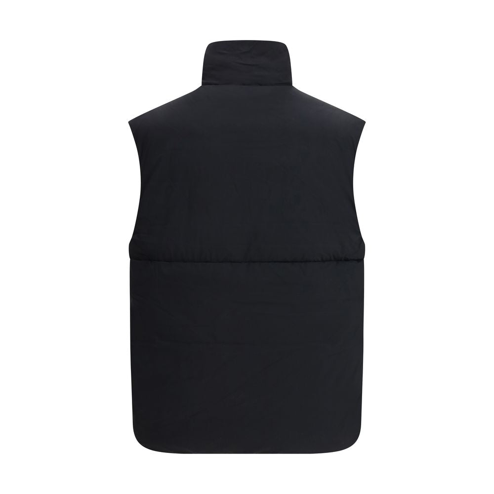 Canada Goose Schwarze ärmellose Jacke aus Polyamid