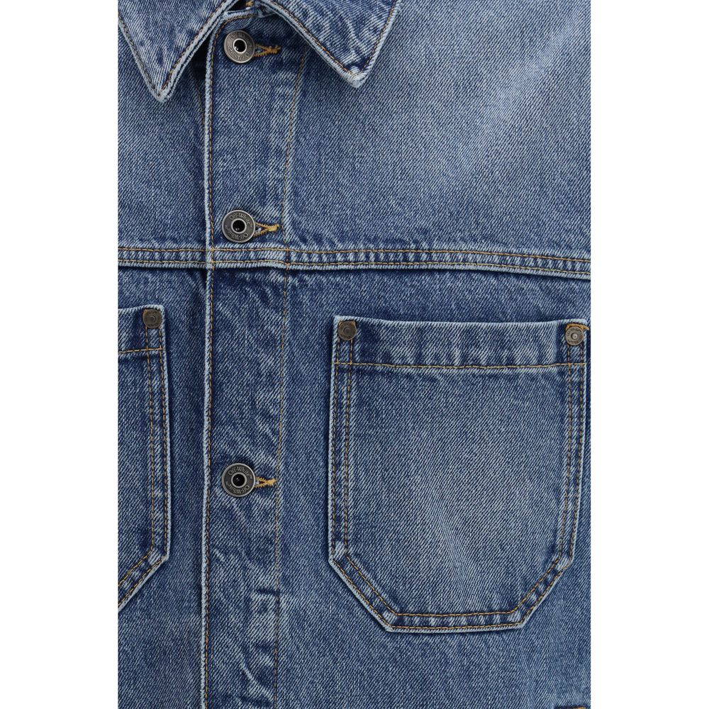 Off-White Blaue Baumwoll-Denimjacke