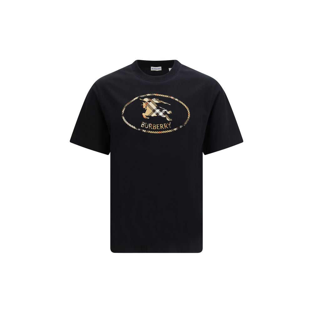 Burberry Schwarzes Baumwoll-T-Shirt