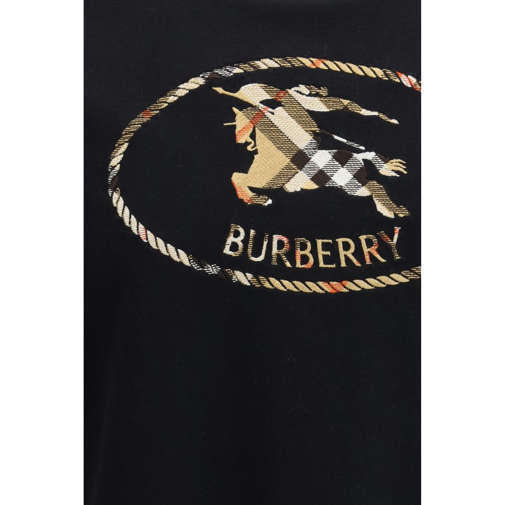 Burberry Schwarzes Baumwoll-T-Shirt