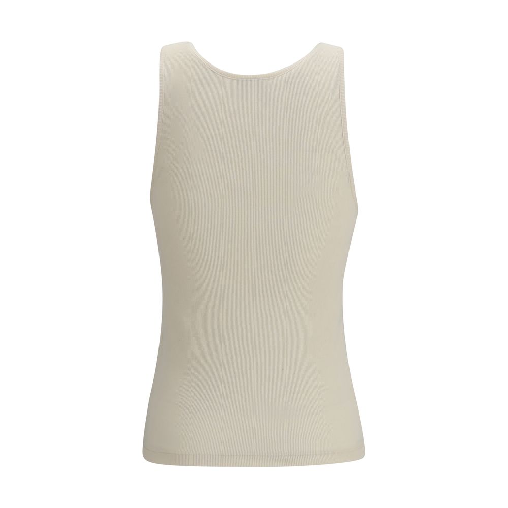 Saint Laurent Beige Baumwoll-Tanktops
