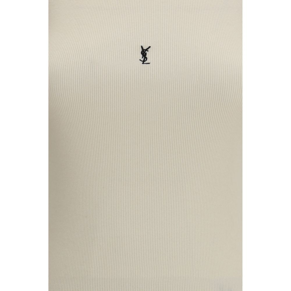 Saint Laurent Beige Baumwoll-Tanktops