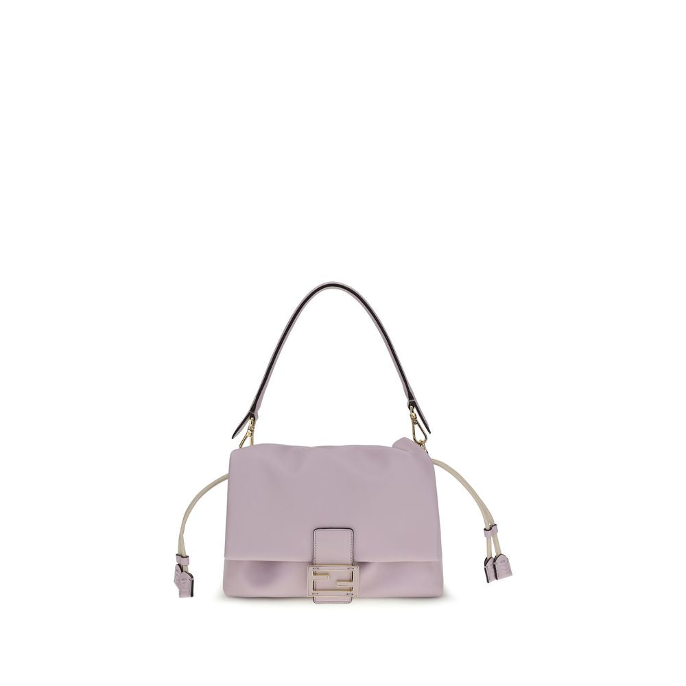 Fendi Schultertasche aus violettem Kalbsleder Bos Taurus