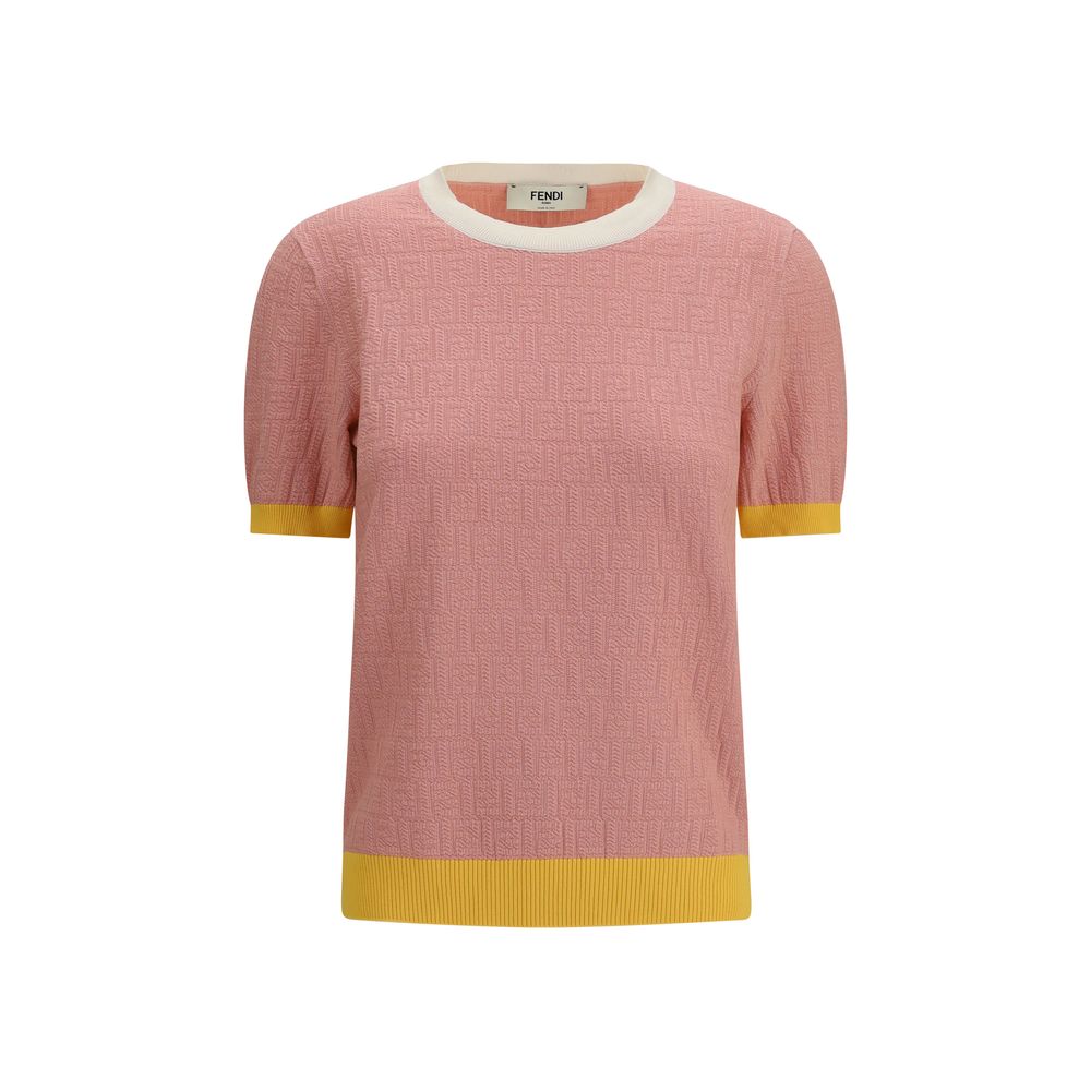 Fendi Mehrfarbiger Baumwollpullover