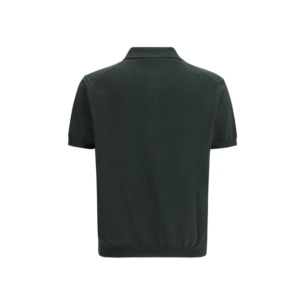 Tom Ford Zweifarbige Baumwoll-Poloshirt