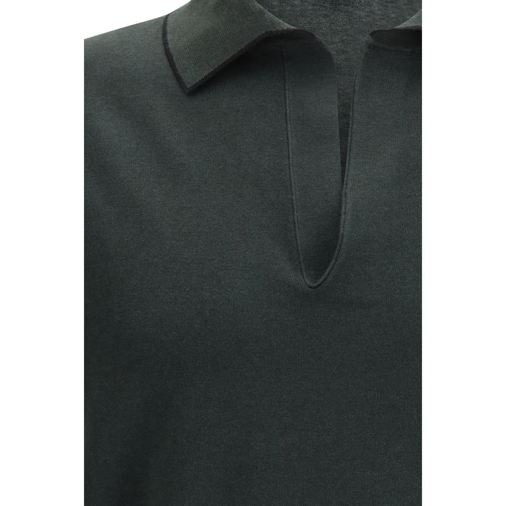Tom Ford Zweifarbige Baumwoll-Poloshirt