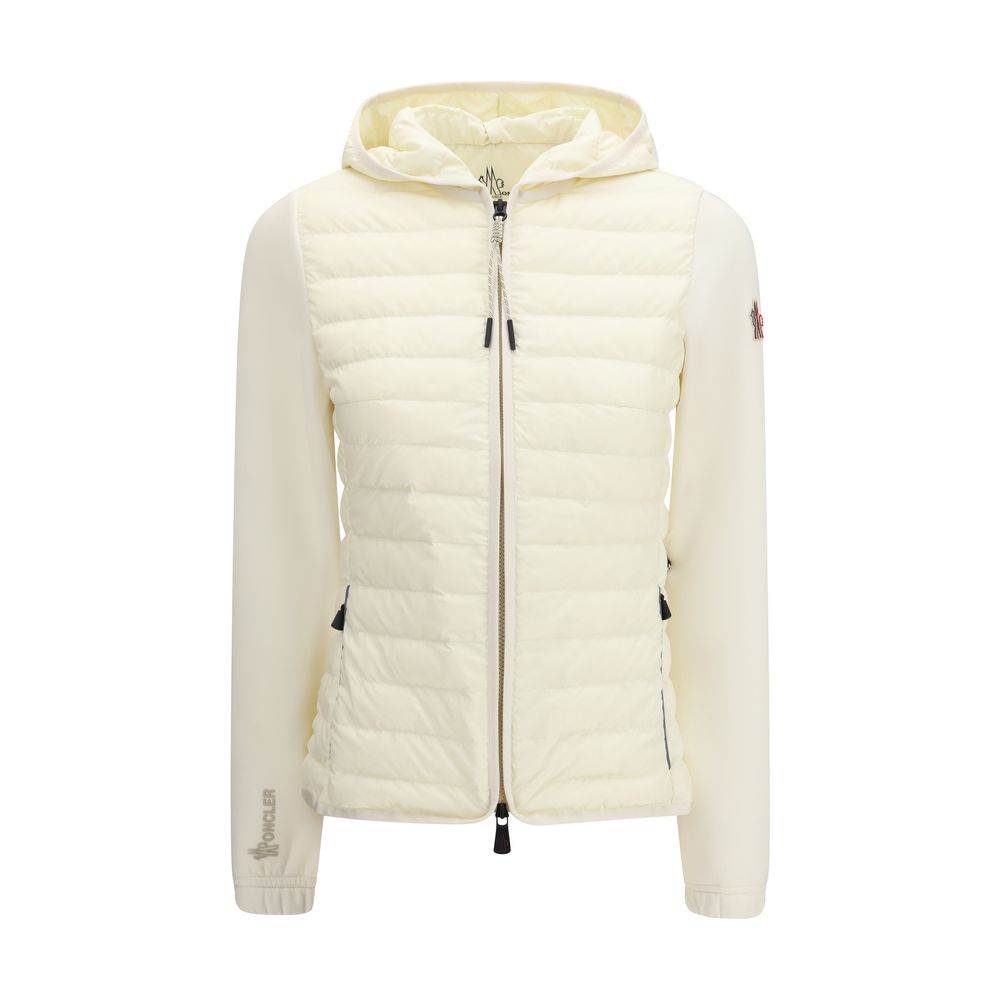 Moncler Grenoble Weiße Jacke aus Polyamid
