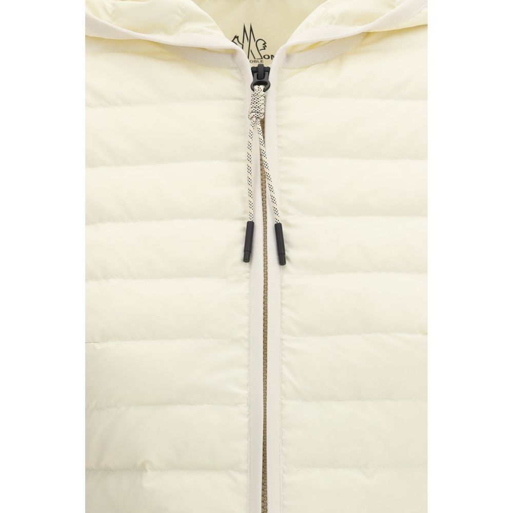 Moncler Grenoble Weiße Jacke aus Polyamid