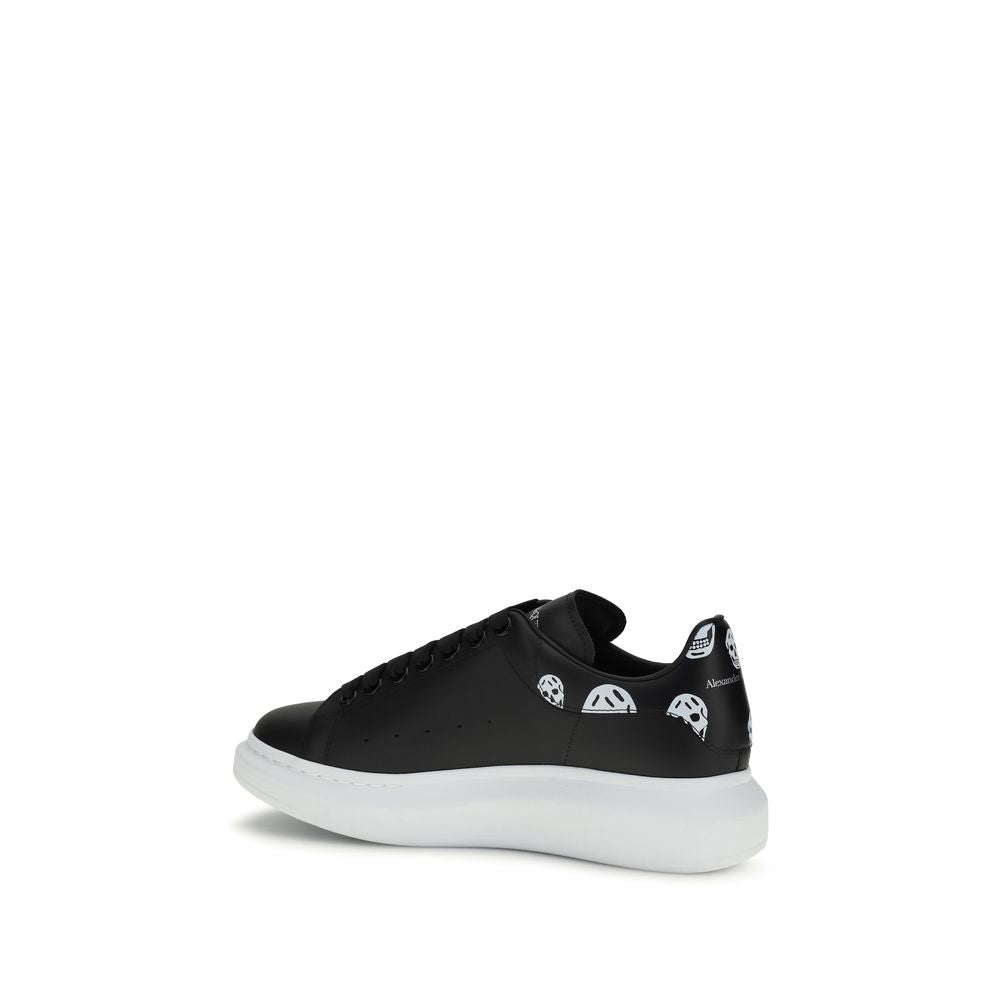 Alexander McQueen Schwarze Kalbsleder Bos Taurus Chunky Sneaker