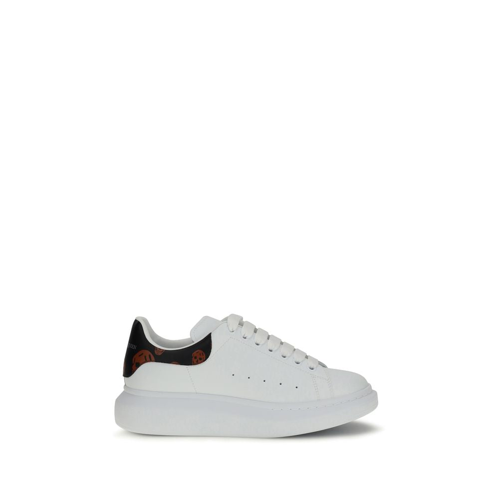 Alexander McQueen Weiße Kalbsleder Bos Taurus Chunky Sneaker