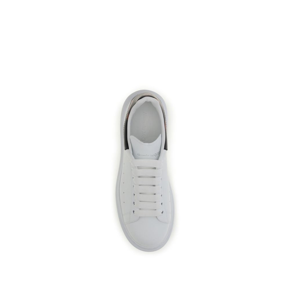 Alexander McQueen Weiße Kalbsleder Bos Taurus Chunky Sneaker