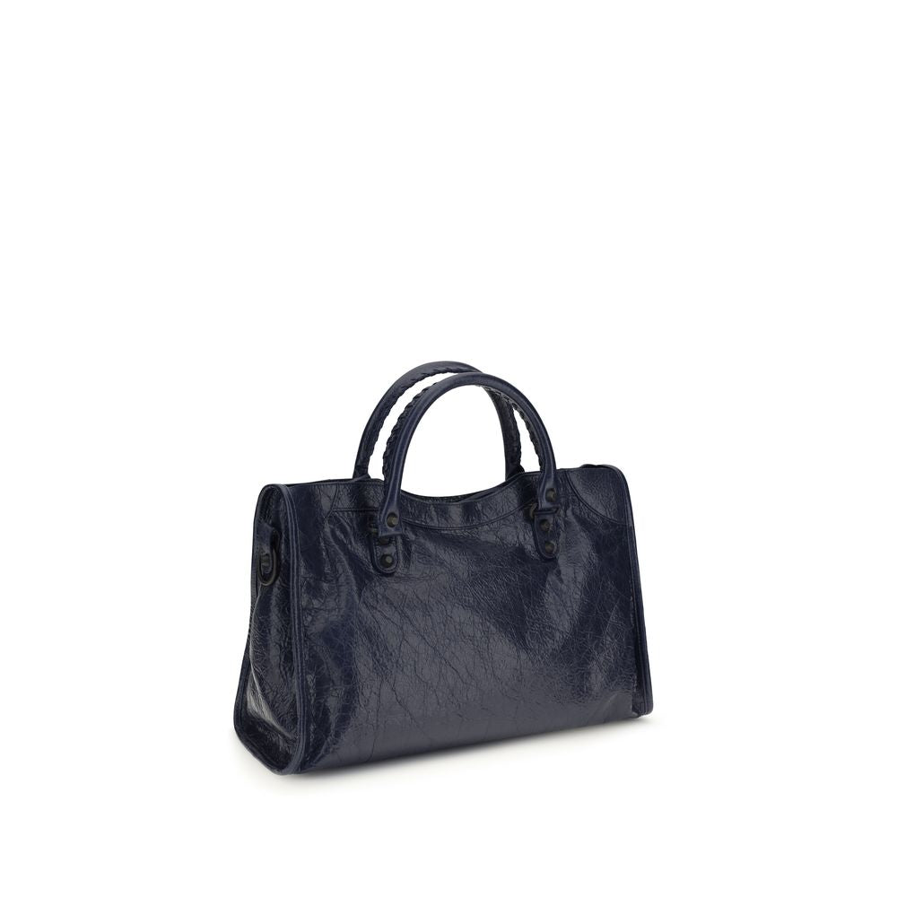 Balenciaga Schwarze Bos Taurus Kalbsleder Schultertasche