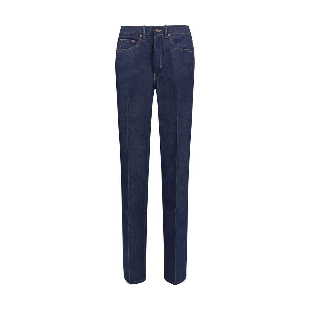 Chloé Blaue Slim Fit Jeans aus Baumwolle