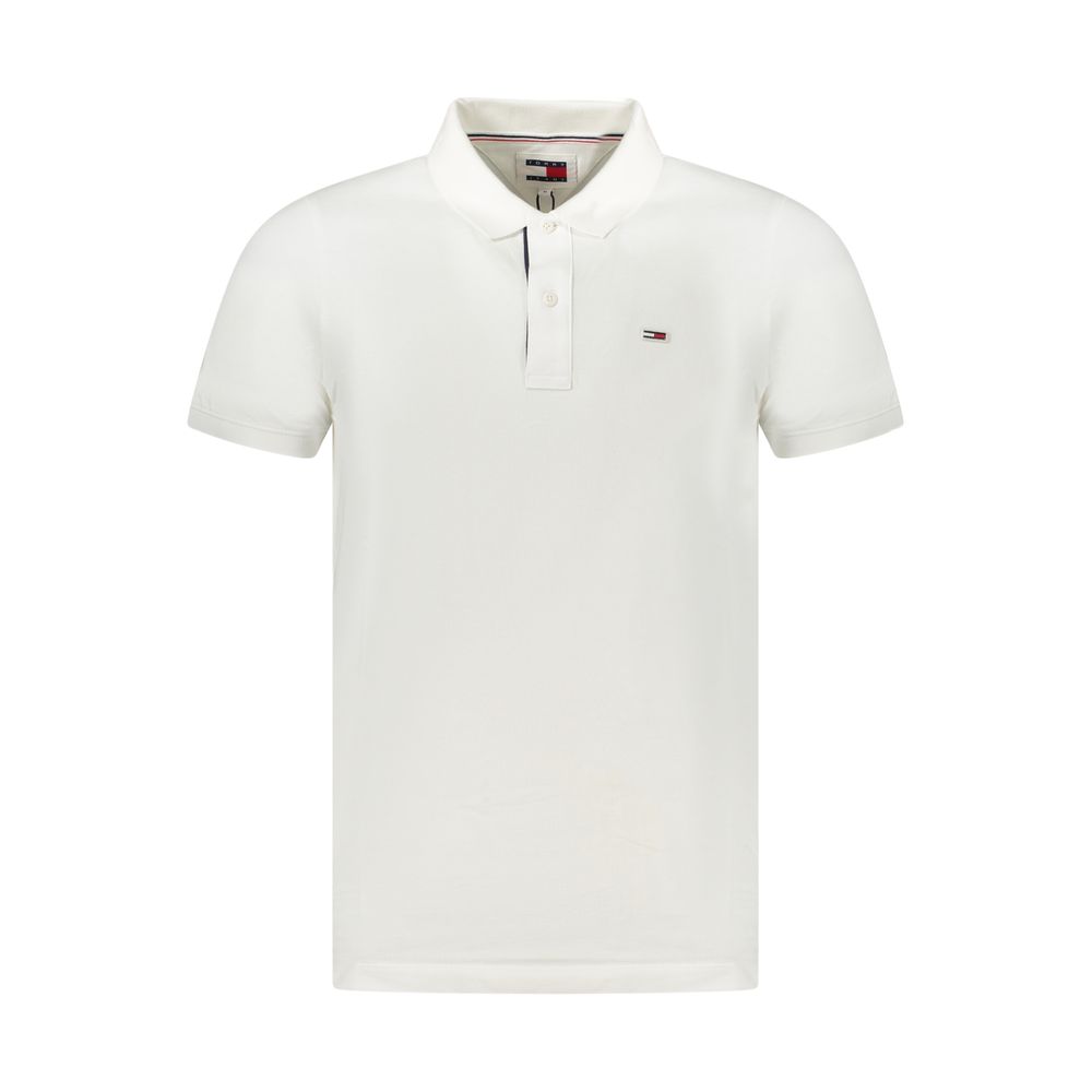 Tommy Hilfiger Weißes Poloshirt aus Baumwolle für Herren