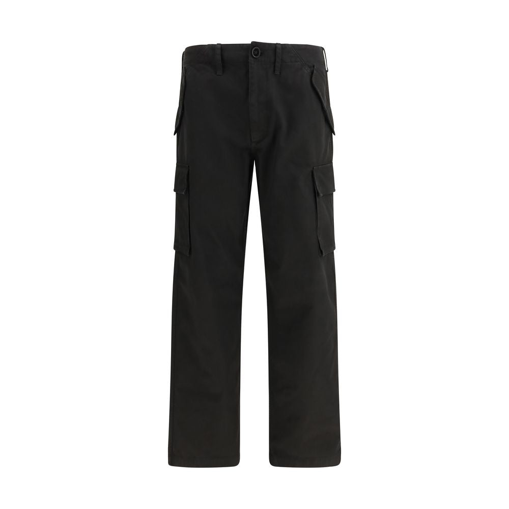 Burberry Schwarze Cargohose aus Baumwolle