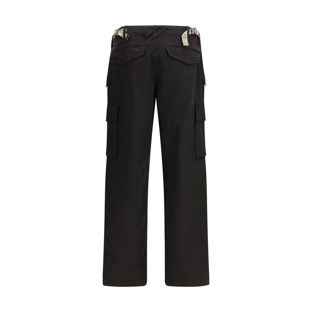 Burberry Schwarze Cargohose aus Baumwolle