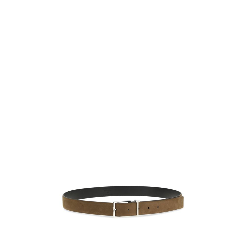Tom Ford Brauner Kalbsleder Bos Taurus Regular Gürtel