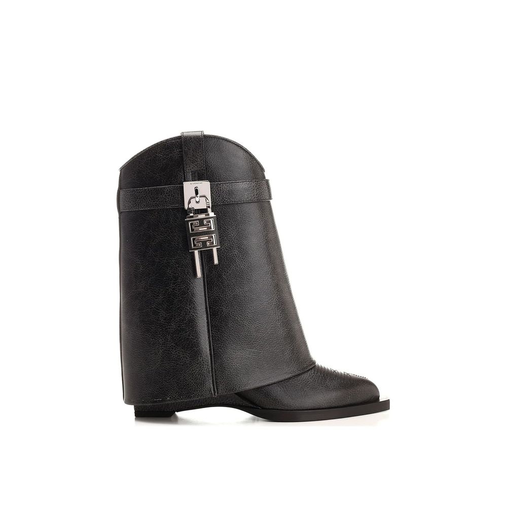 Givenchy Schwarze Leder-Ankle Boots