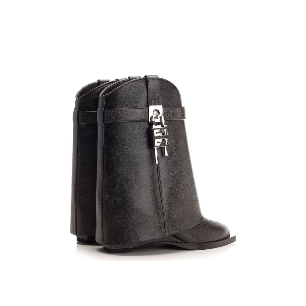 Givenchy Schwarze Leder-Ankle Boots