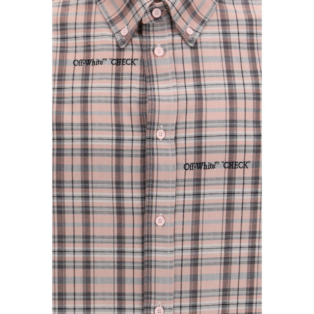 Off-White Mehrfarbiges Hemd aus Baumwolle mit Muster
