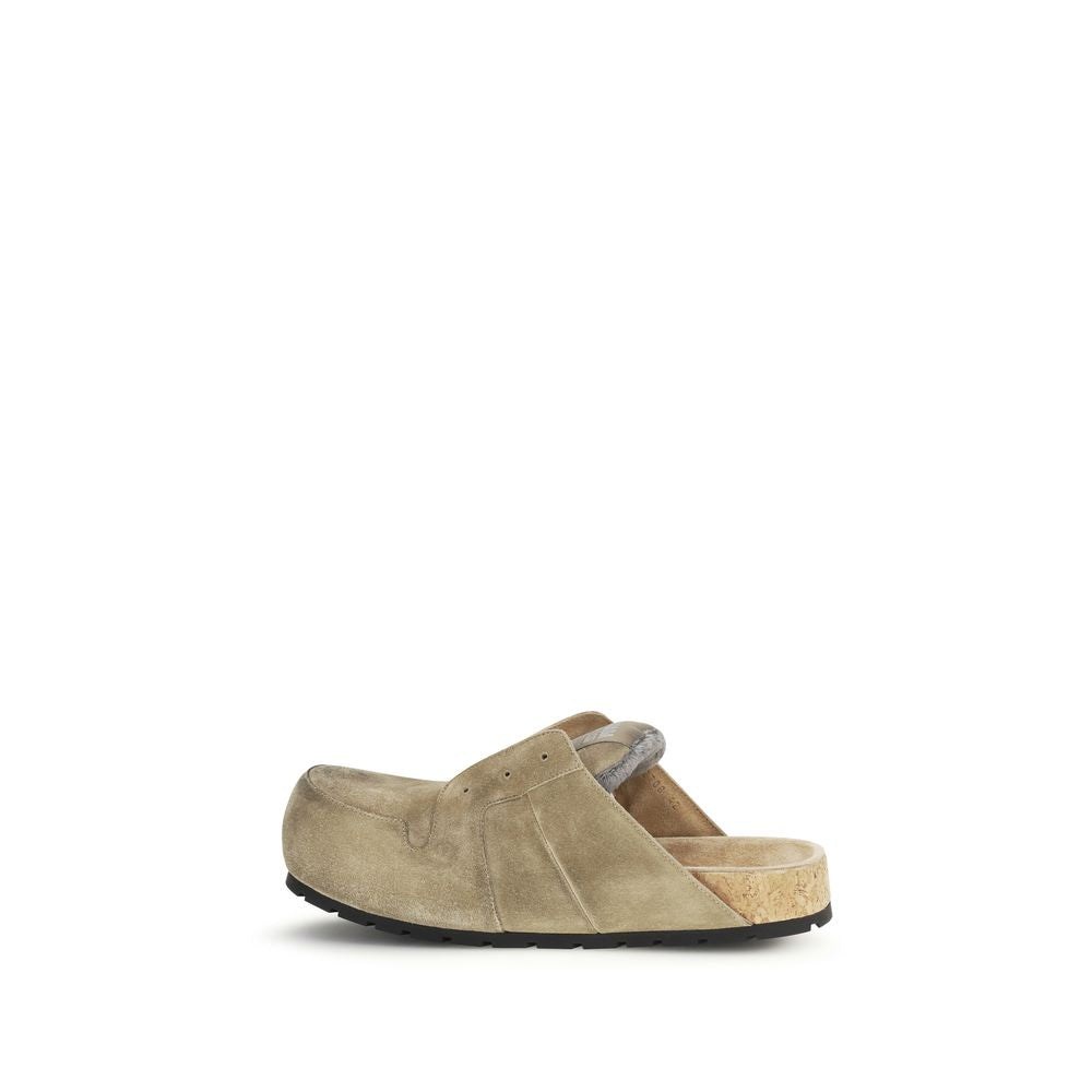 Balenciaga Beige Kalbsleder Bos Taurus Mules