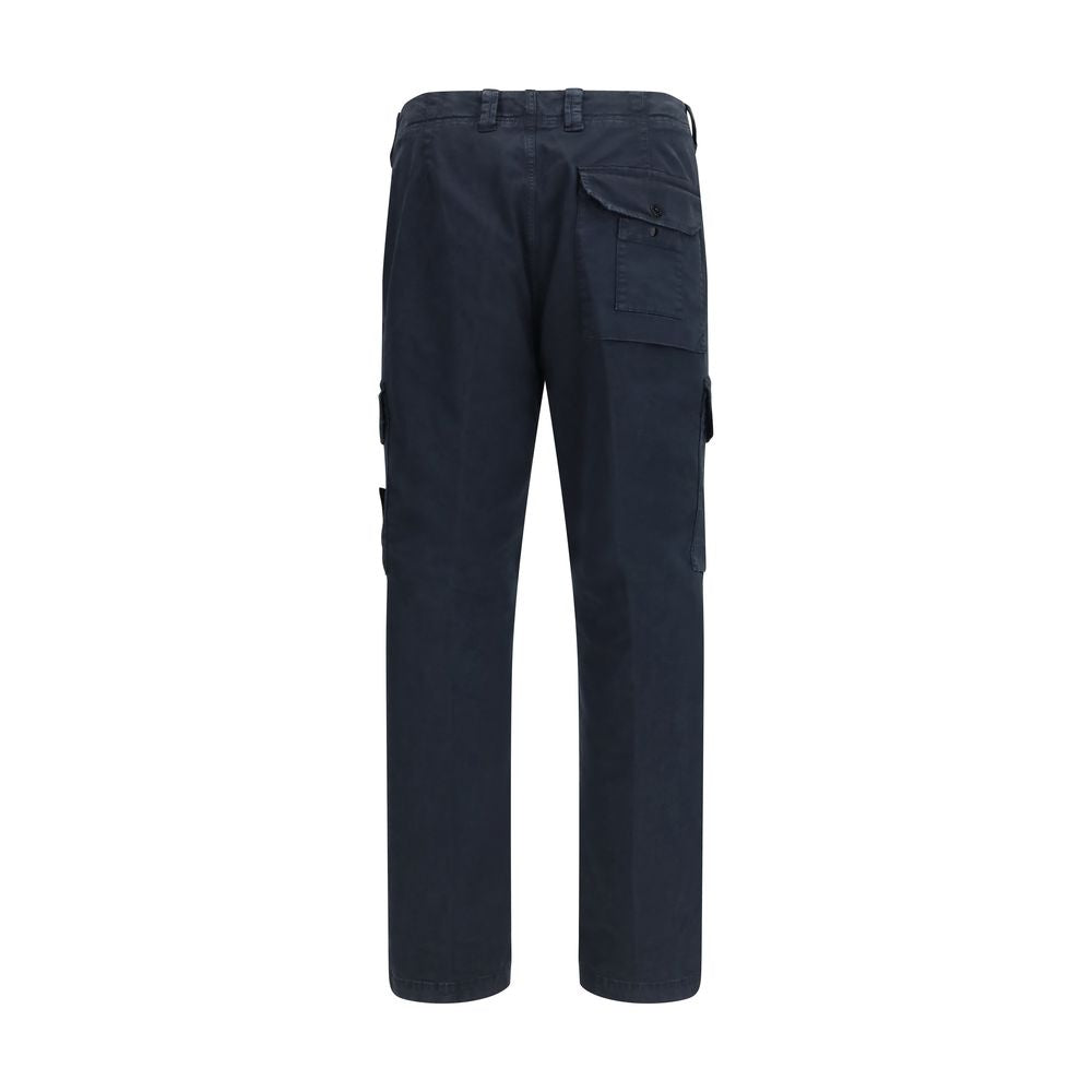 Stone Island Blaue Cargohose aus Baumwolle