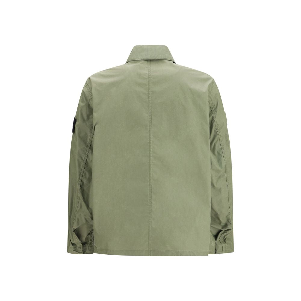 Stone Island Zweifarbiger Polyester-Mantel