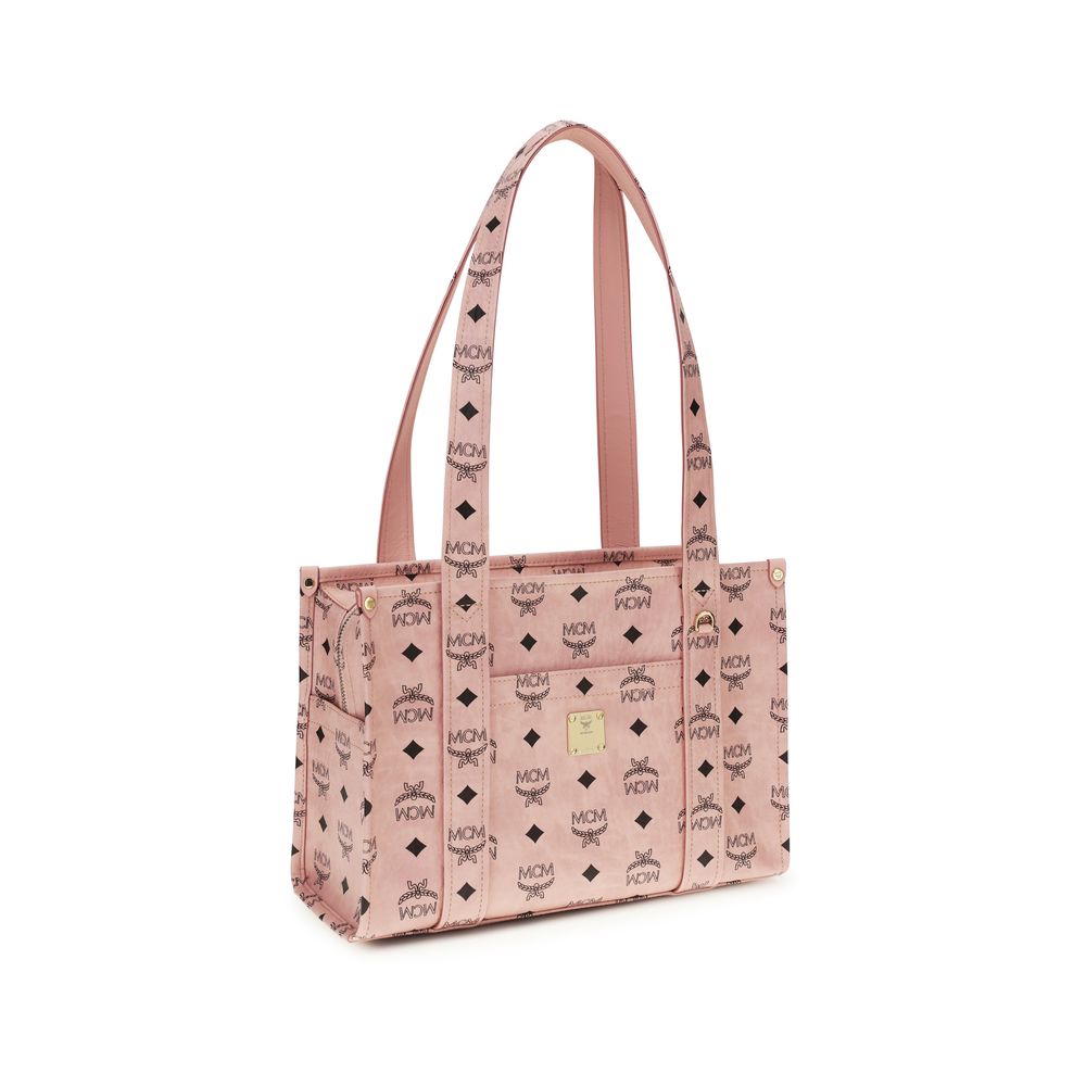MCM Mehrfarbige Stoffhandtasche