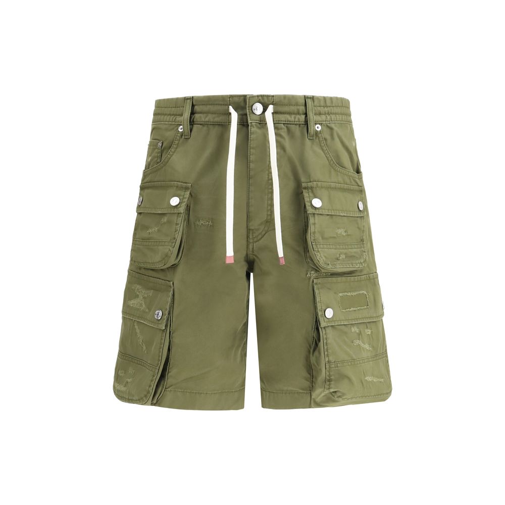 Dsquared² Zweifarbige Baumwoll-Bermudashorts