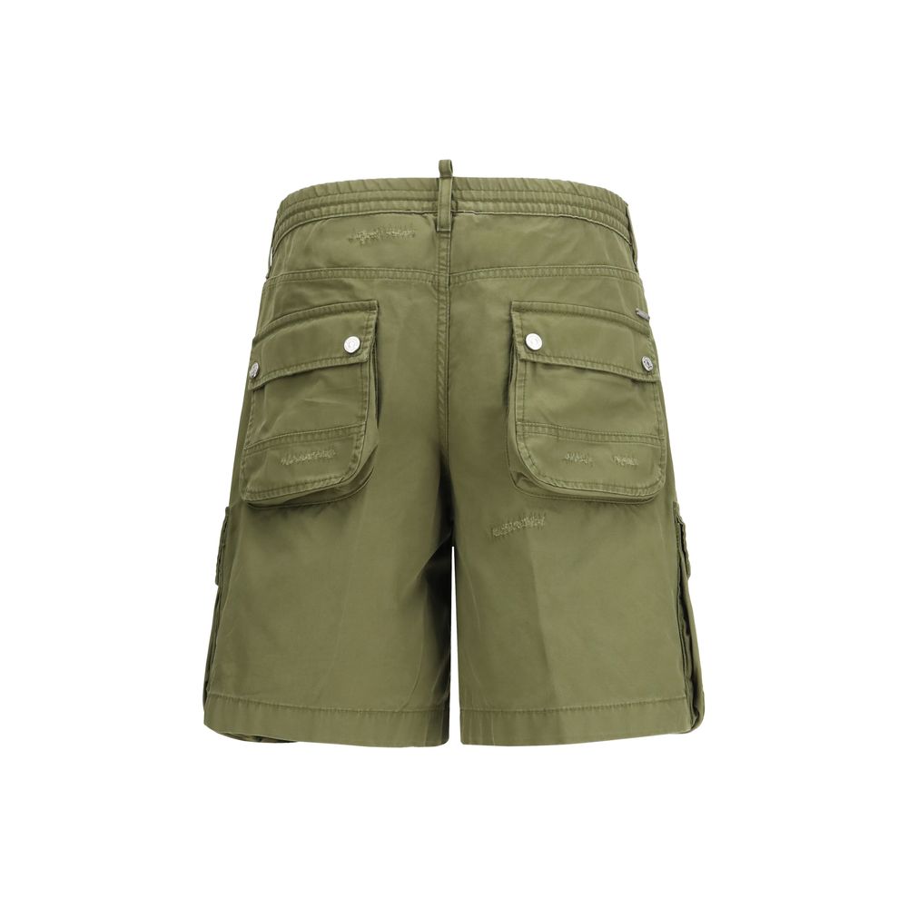 Dsquared² Zweifarbige Baumwoll-Bermudashorts