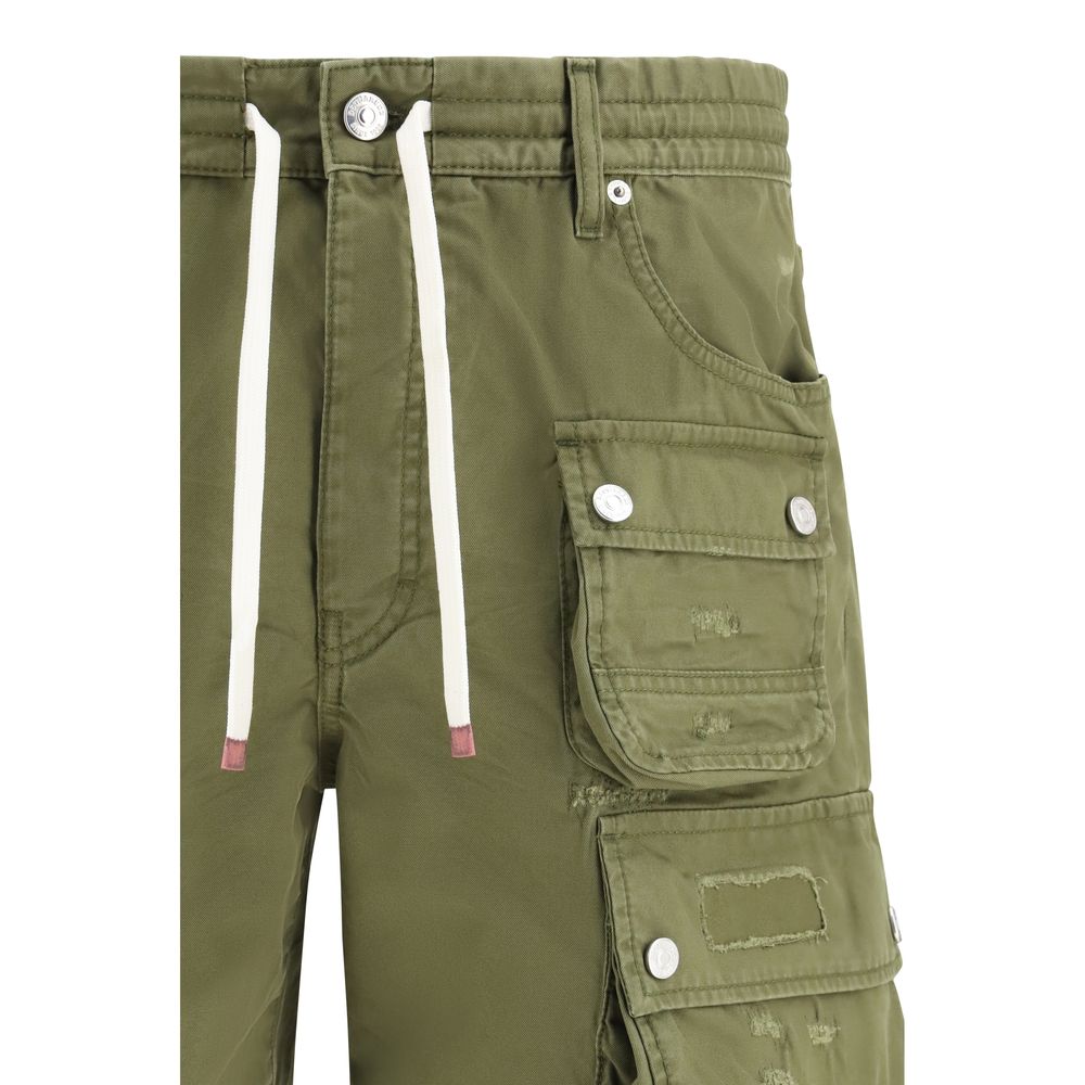 Dsquared² Zweifarbige Baumwoll-Bermudashorts