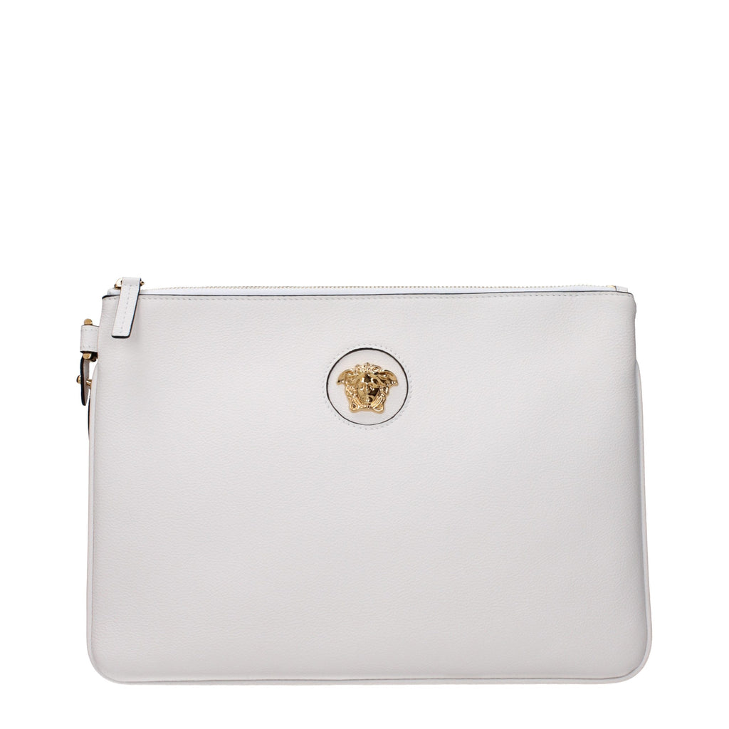 Versace Weiße Leder-Clutch